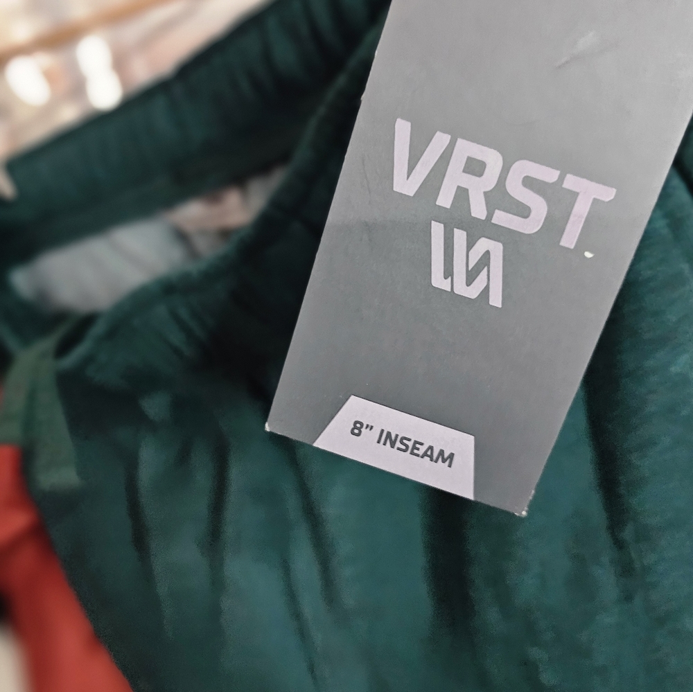 Mens Shorts VRST 8" Fleece Short Mineral Teal Heather New with Tag - Picture 13 of 15